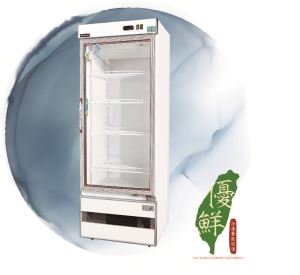 500L單門展示玻璃冷藏冰箱