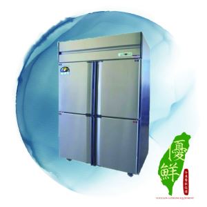 四門不鏽鋼營業用風冷半凍半藏冰箱-餐飲設備