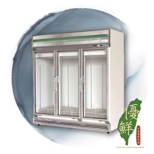 三門展示玻璃冷凍冰箱